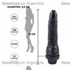 vibrador bananin negro 21x3,5cm